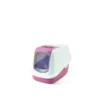 Savic Kattentoilet Nestor Earth 56 X 39 X 38.5 Cm – Kattenbak – Roze&Wit