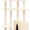 La Dolce Vita – Kattenmeubel Met Sisal Krabpalen 162 Cm Crèmekleurig