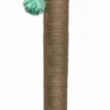 Topmast Krabpaal Fluffy Big Pole – Groen – 39 X 39 X 80 Cm – Made In EU – Krabpaal Voor Katten – Sterk Sisal Touw – Met Kattenspeeltje