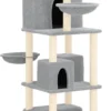 La Dolce Vita – Kattenmeubel Met Sisal Krabpalen 180 Cm Lichtgrijs