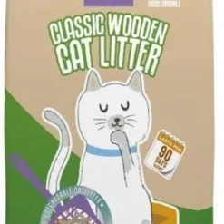 2×20 Ltr Easypets Biodegradable Classic Houtkorrels Kattenbakvulling Kattenbakvulling