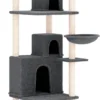 La Dolce Vita – Kattenmeubel Met Sisal Krabpalen 175 Cm Donkergrijs