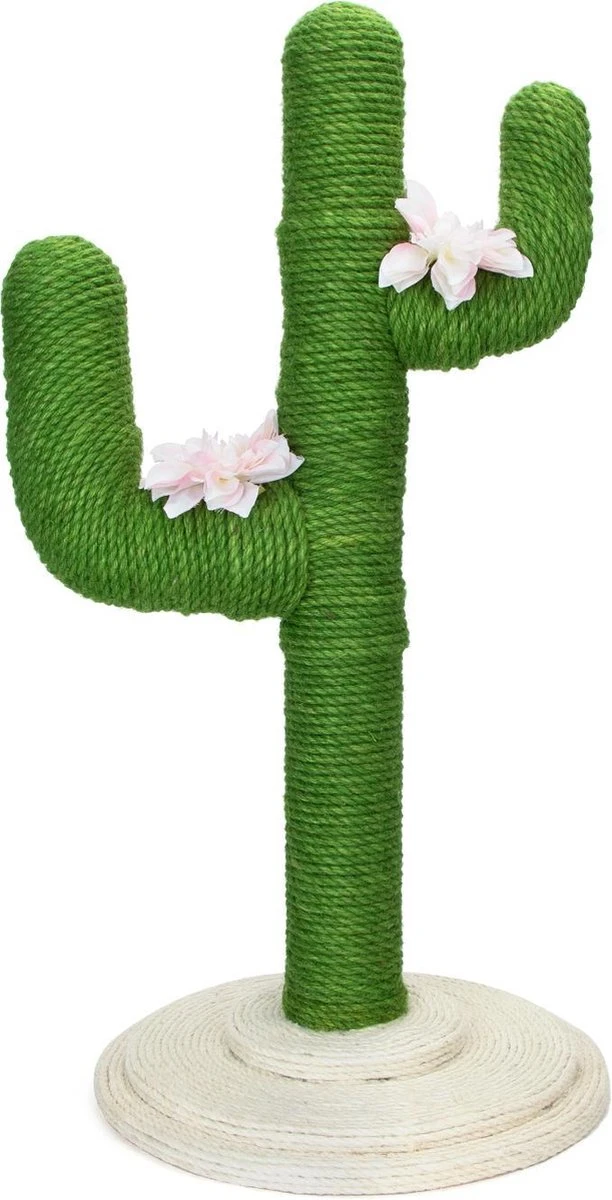 Nobleza Katten Krabpaal 40VQU β Cactus β 40 X 40 X 80 Cm β Groen
