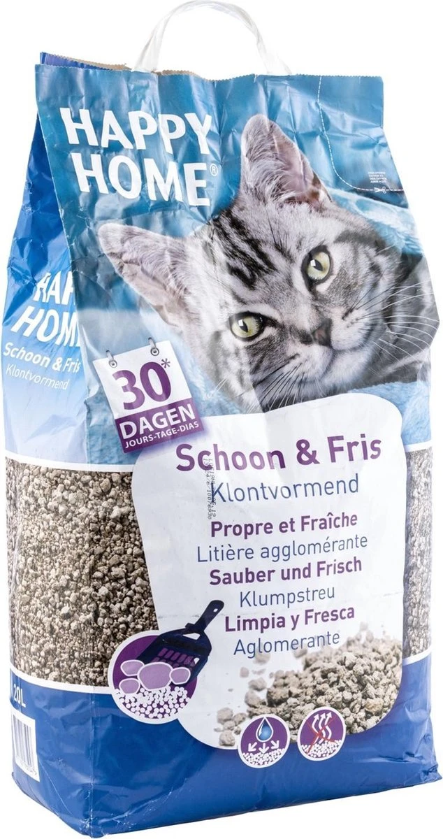 Happy Home Solutions Clumping Clean β Kattenbakvulling β 20 L