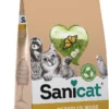 Sanicat Clean & Green – Kattenbakvulling – Gerecycled – Houtkorrel – 20 Liter