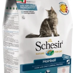 Schesir Cat Dry Hairball Kip – Kattenvoer – 1.5 Kg