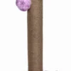 Topmast Krabpaal Fluffy Big Pole – Lila – 39 X 39 X 80 Cm – Made In EU – Krabpaal Voor Katten – Sterk Sisal Touw – Met Kattenspeeltje