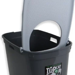 Moderna Kattenbak Topcat Grijs 39 X 39 X 58,5 Cm