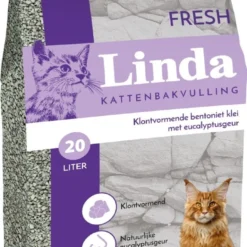 Linda Kattenbakvulling Klompvormend Fresh 20L – Kat