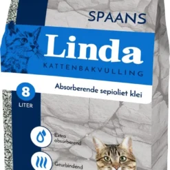 Linda Spaans Kattenbakvulling – 8 Liter – Niet-Klontvormend