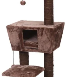 Ebi Trend New Jersey Krabpaal – Donkerbruin – 48 X 48 X 114 Cm