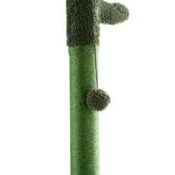 ACAZA – Krabpaal – Cactus Krabpaal – Krabmeubel Met Speelbal – H 65 Cm – Groen