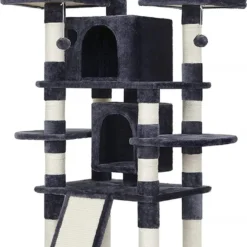 LIVINGSIGNS Krabpaal, Grote Krabpaal, 172 Cm, Rookgrijs PCT18GYZ