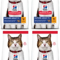 Hills 4x Hill’s – Feline Mature Adult Kip – Kattenvoer – 3kg