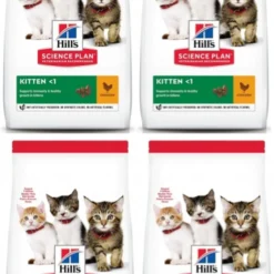 Hills 4x Hill’s – Feline Kitten Kip – Kattenvoer – 1.5kg