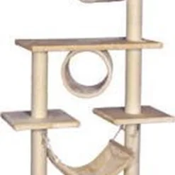 Nobby Krabmeubel Jade Pluche En Sisal Beige Large – 90 X 38 X 148 Cm – 1 St