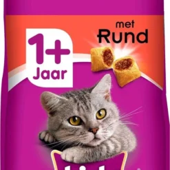1x Whiskas Brokjes Adult Rund – Kattenvoer – 1,9 Kg