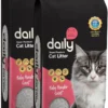 Daily – Premium Kattenbakvulling – Babypoeder Geur – Klontvormend – 2 X 5kg (10kg)