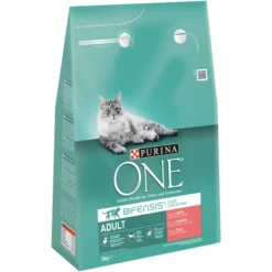 Purina One Adult Zalm&Granen – Kattenvoer – 3 Kg