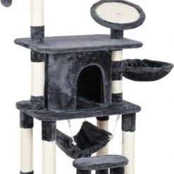 Krabpaal Met Krabplank 145 Cm Grijs