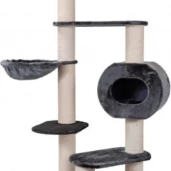 Quapas Krabpaal – Katten Krabpaal – Groot – Maine Coon – Boskat – Sparkle Grijs