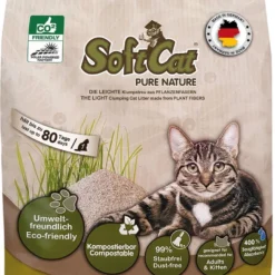 Soft Cat Licht Gewicht Kattenbakvulling Van Gras 17L