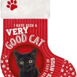 Plenty Gifts Kerstsok Katten Black Cat