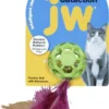 JW Cataction Feather Ball With Bell Speelgoed Voor Katten – Kattenspeelgoed – Kattenspeeltjes