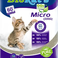 Biofood Biokat’s Micro Classic – Kattenbakvulling – Klontvormend – 14L