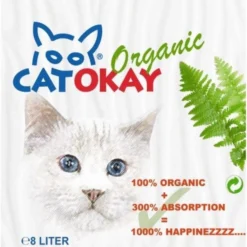 Catokay Tokay Organic – Kattenbakvulling – 8 L