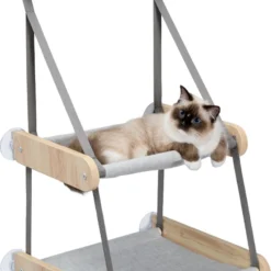 Kattenhangmat – Hangmat Kat- Dubbel Laags – Kattenbed – Kattenhangmand – Kattenkussen – 20 Kg Draaggewicht