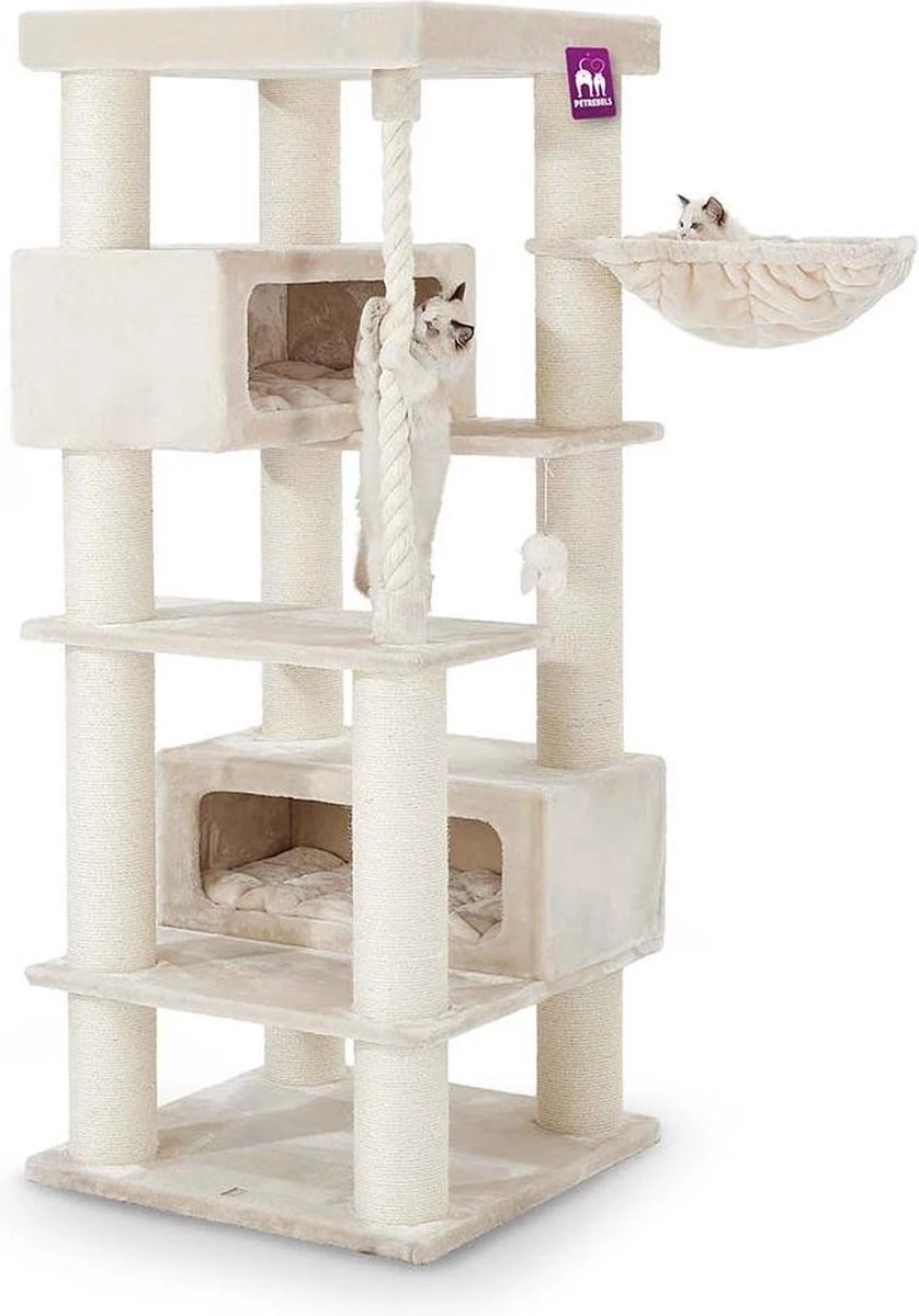 Petrebels Turnpike 190 Krabpaal β Creme β Zware Kwaliteit β Luxe Design