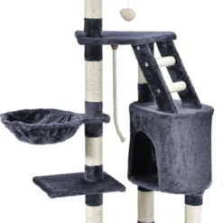 Kattenpaal Voor Katten – 118cm – Muisgrijs