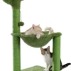 Cactus Kattenkrabpaal – 93.5 Cm – Met Mandje – 2-laags Krabpaal – Sisal Katten Krabpaal