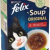 Felix Soup Filets Farm Selectie – Kattenvoer Natvoer – Rund, Kip, Lam – 6 X 48g