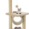 VidaLife Kattenkrabpaal Met Sisal Krabpalen 65 Cm Beige
