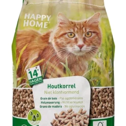 Happy Home Natural Houtkorrel – FSC – Kattenbakvulling – 10 L 5 Kg