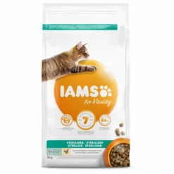 Iams Cat Adult Sterilised – Kattenvoer – Kip 3 Kg