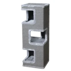 Adori Krabton Nicole – Krabpalen – 35x35x100 Cm Lichtgrijs