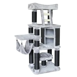 Adori Krabpaal Jesse Grijs&Zwart – Krabpalen – 70x60x180 Cm