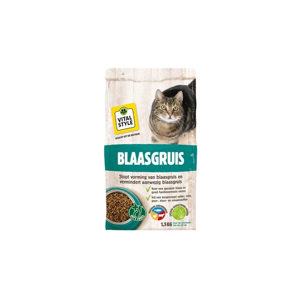Vitalstyle Blaasgruis – Kattenvoer – 1.5 Kg