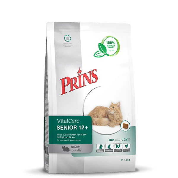Prins Vitalcare Cat Senior 12plus – Kattenvoer – 1.5 Kg