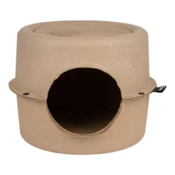 District 70 Bunker – Kattenspeelgoed – 44 X 44 X 33 Cm Bruin