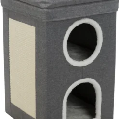 Trixie Krabpaal Cat Tower Saul Grijs (39X39X64 CM)