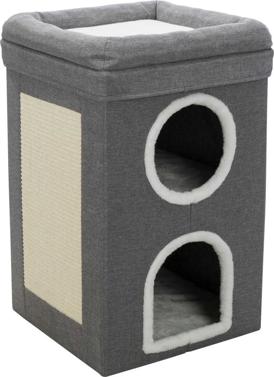 Trixie Krabpaal Cat Tower Saul Grijs (39X39X64 CM)