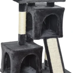 Medina Santa Barbara Krabpaal – Kattenbed – Speelboom – Klimgrot – Pluche – Donkergrijs