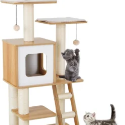 Krabpaal Voor Katten- Krabpaal Voor Grote Katten – Krabpaal Voor Zware Katten – 112cm Hoog