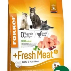 Fokker Kat +fresh Meat Kattenvoer 2x 2,5 Kg