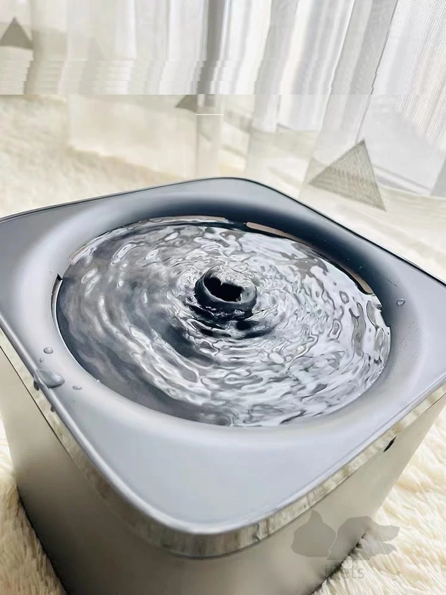 IPets MB6212 Grijs โ Drinkfontein Kat โ Met Filter โ 1.8L โ Zeer Stil