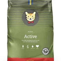 Husse Exclusive Active – Kattenvoer – 2 X 2 Kg